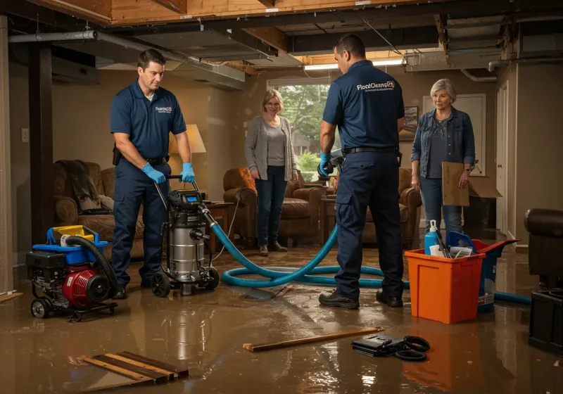 Basement Water Extraction and Removal Techniques process in Snow Hill, NC